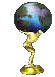 Man holding Globe