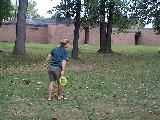 Aaron Croyle playing ball