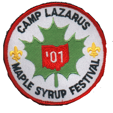 2001 Maple Sugar Festival Patch