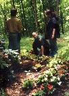 Venturing Crew plants flowers around Jack Nicklaus' House!